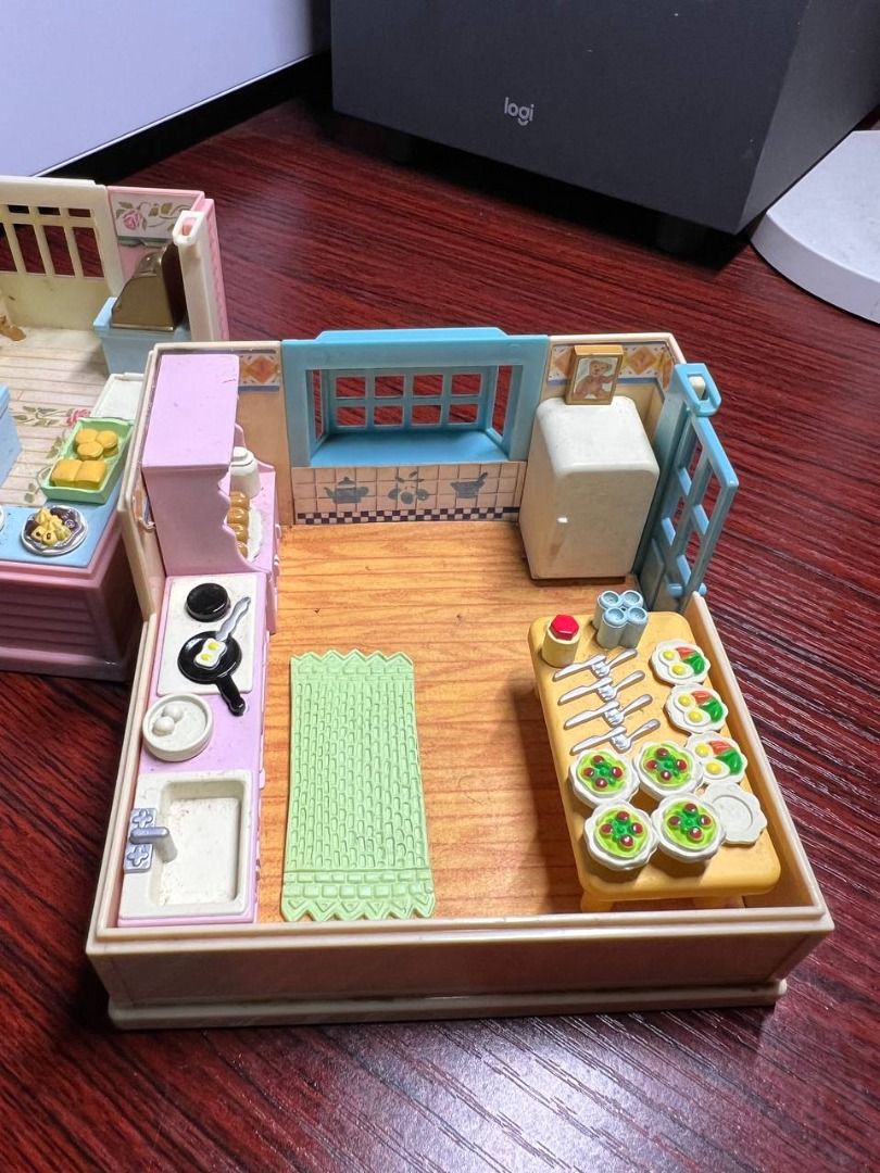 Takara Miniature Cake Shop Playset (Category: Kids Toys) located in Baguio. Submitted by ditoyzb08176 (Listing ID 1424472840, Image 3). Description: Adorable Takara miniature cake shop playset. Features a detailed interior with a display case, kitchen, and various miniature cakes and pastries. The set includes a cash register, oven, and other accessories. The playset is in a compact, foldable design for easy storage and display. Made in China. Lo