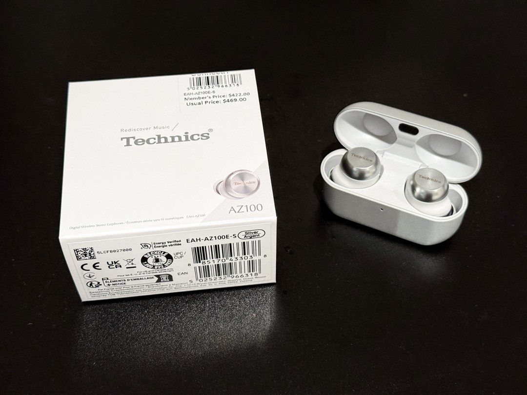 Technics EAH-AZ100 True Wireless Earphones - Silver