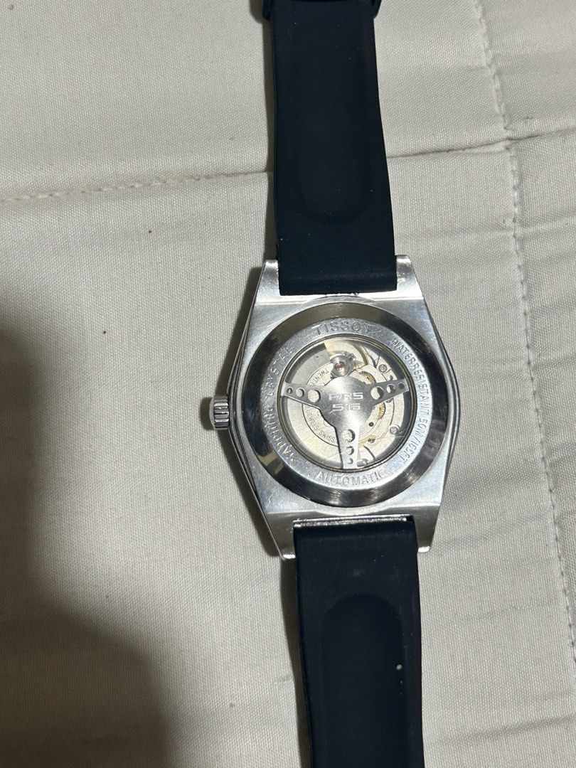 Tissot PRS 516 Automatic (Category: Luxury Watches) located in Pasig City. Submitted by timecheckmanila (Listing ID 1424438674, Image 3). Description: Up for sale is a classic Tissot PRS 516 Automatic, a timepiece that perfectly captures the spirit of 1960s motorsport. This model is highly regarded for its retro-sport aesthetic and reliable Swiss engineering. Product Details: Brand: Tissot Model: PRS 516 Automatic Reference Number: T91.1.413.51 [