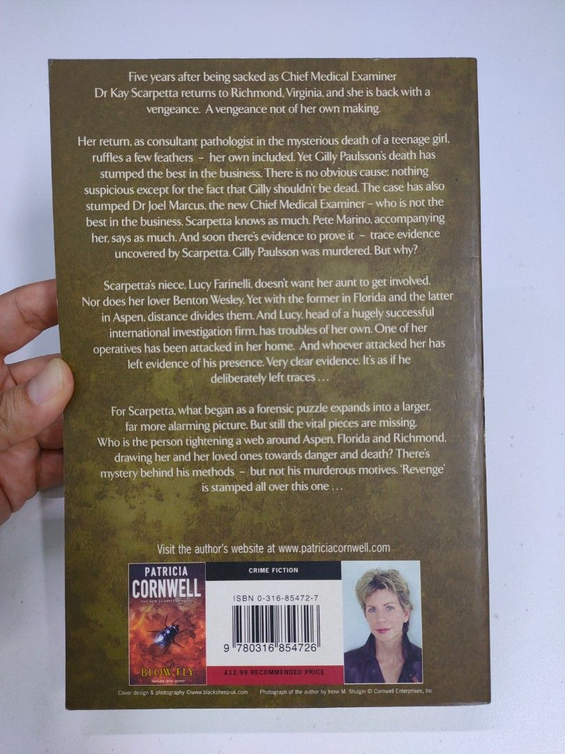 [Used] Trace by Patricia Cornwell (Thriller / Mystery / Crime ...