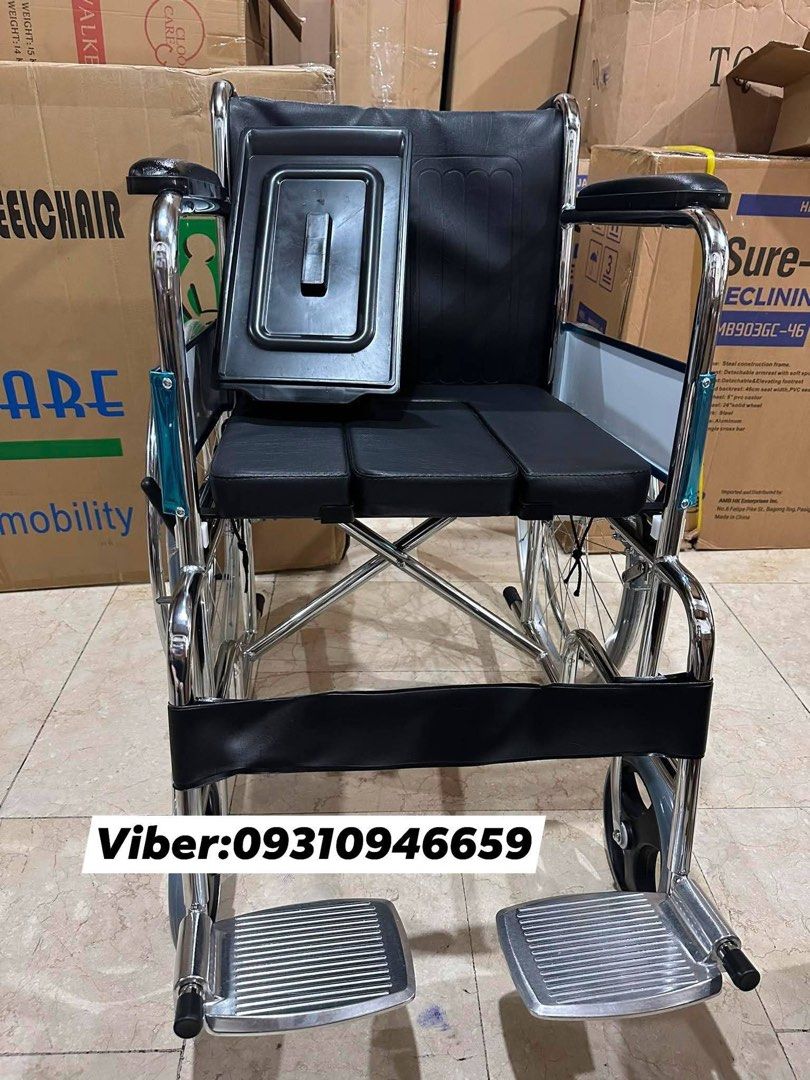 Wheelchair with commode (Category: Wheelchairs) located in Manila. Submitted by rheata225 (Listing ID 1424377879, Image 1). Description: .