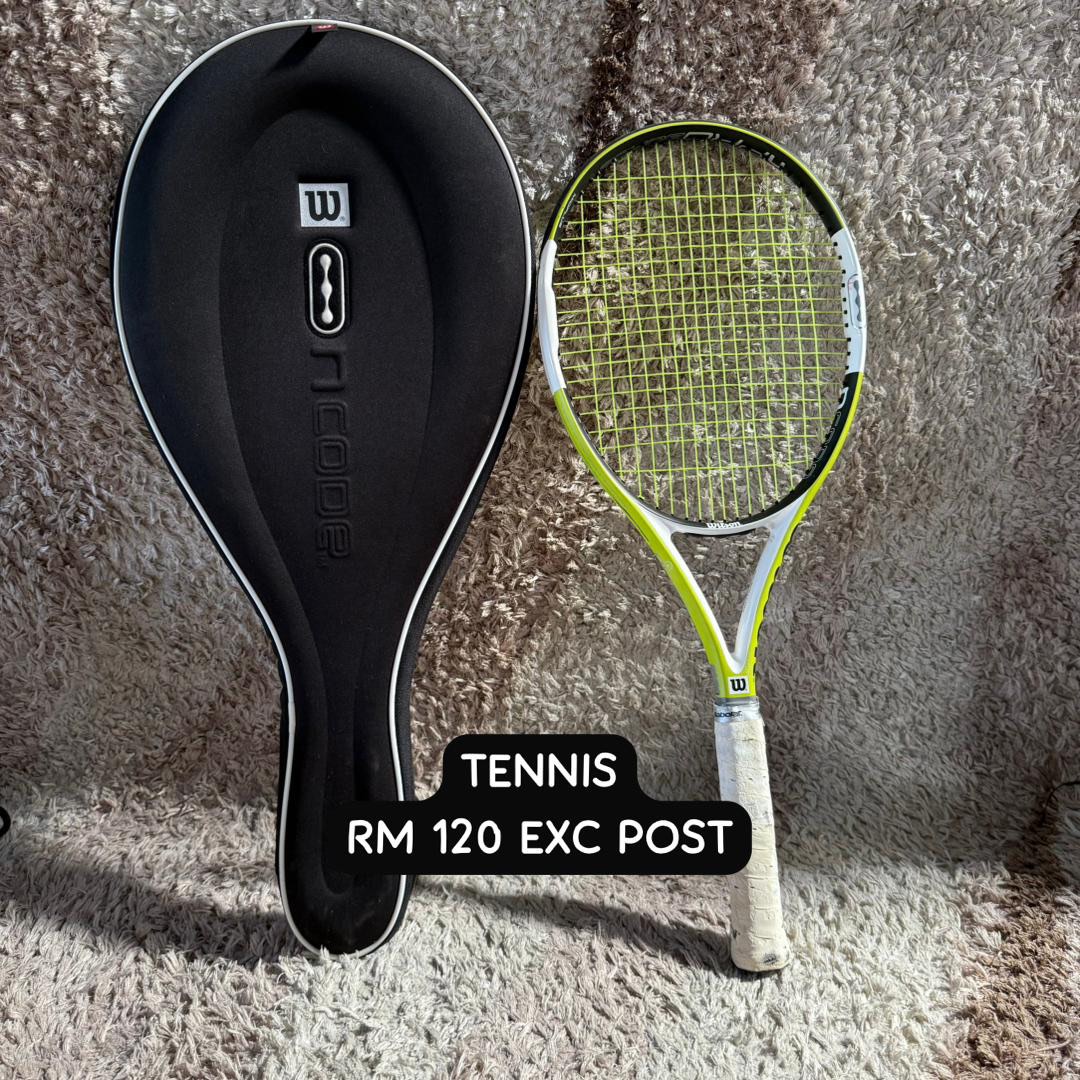 Wilson nCode tennis racket, Sports Equipment, Sports & Games, Racket ...