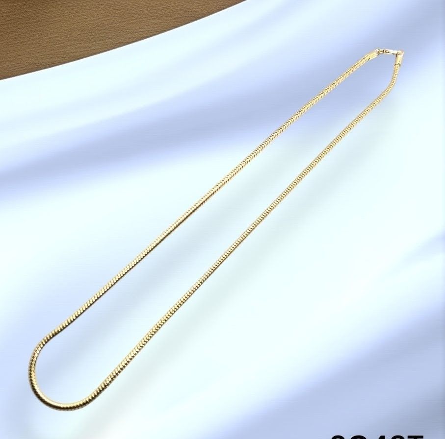 18" Microplated Gold Snake Chain Necklace (Category: Necklaces) located in Pasig City. Submitted by classica2 (Listing ID 1429298689, Image 3). Description: - Gold snake chain necklace - Smooth, flexible design - Bright, polished finish - Suitable for everyday wear and special occasions Our fine jewelries are all manufactured from Japan and Hongkong and Dubai, We used the quality of real 18kGold for the microplating which we standard to 2.5-5.5mi