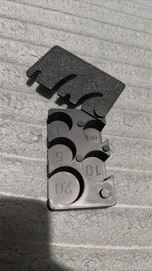 3D Printed Coin Holder for Philippine Coins (Category: Currency) located in Muntinlupa City. Submitted by johnckf365 (Listing ID 1429184343, Image 2). Description: PH Coin Organizer - 70 Pesos Only! - Great for cars, wallets, desks - Great for giveaways and gifts - Unlimited stock, Order now - Can do meetups in evia - Shipping via lalamove/grab .