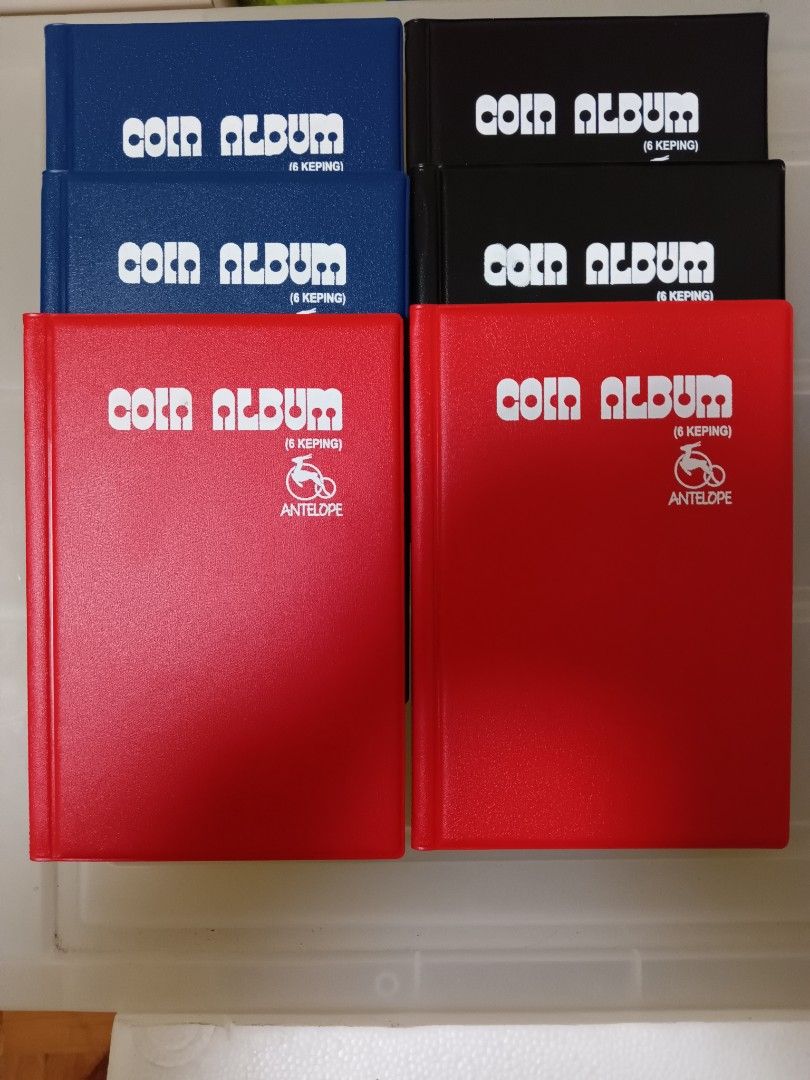 6 X Small Coin Albums (90 Pockets), Hobbies & Toys, Memorabilia ...