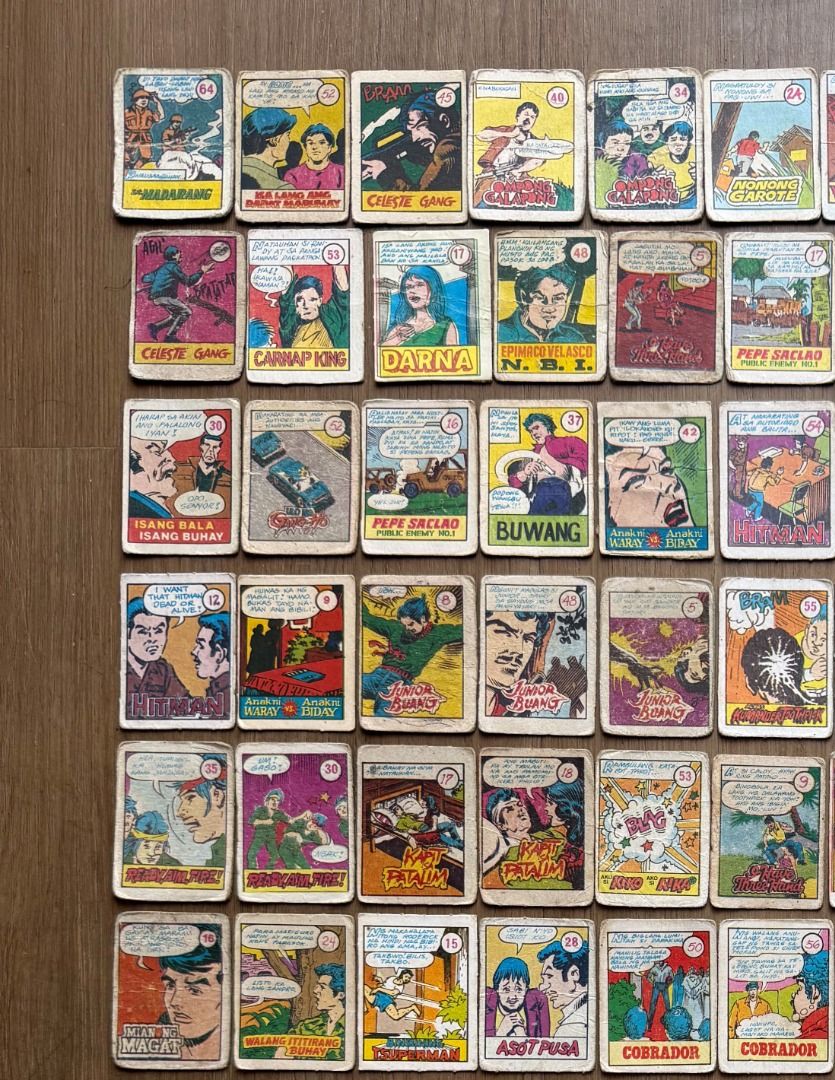 80s 90s Tagalog Pelikula Teks Set C (138pcs) (Category: Vintage Collectibles) located in Quezon City. Submitted by dark16ph (Listing ID 1428510668, Image 2). Description: 138pcs of assorted teks from the 80s & 90s. SF: Buyer covers the shipping fee Mailing & Delivery: J&T / LBC Payment via GCASH Balintawak QC Area.