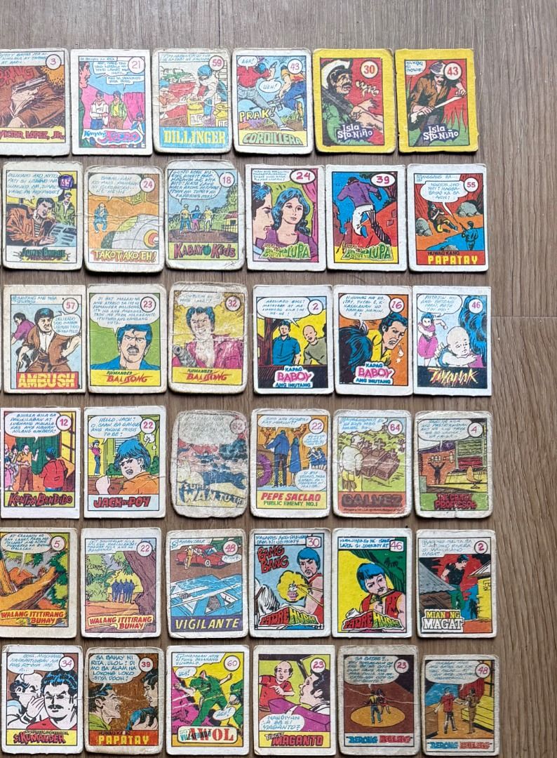80s 90s Tagalog Pelikula Teks Set C (138pcs) (Category: Vintage Collectibles) located in Quezon City. Submitted by dark16ph (Listing ID 1428510668, Image 3). Description: 138pcs of assorted teks from the 80s & 90s. SF: Buyer covers the shipping fee Mailing & Delivery: J&T / LBC Payment via GCASH Balintawak QC Area.