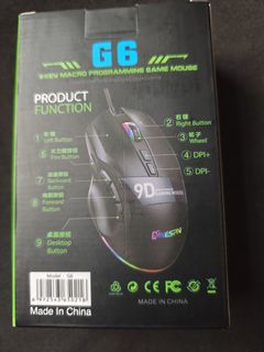 Programmable 9-Button Wired Gaming Mouse439963409555148800