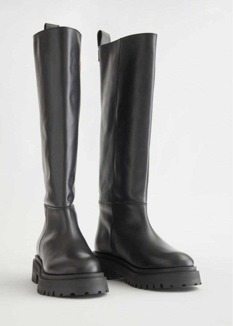 & Other Stories Black Knee High Boots (Category: Boots) located in Magalang. Submitted by movingoutthings (Listing ID 1429268166, Image 1). Description: Bought in New Zealand Wore twice max Still in great condition, still smellsbrandnew and the condition 10/10..