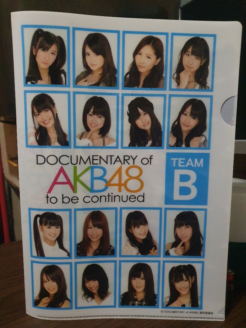 AKB48 Documentary To be Continued Clear File Folder (Category: Stationery & School Supplies) located in Quezon City. Submitted by collectionneursonline88 (Listing ID 1429320555, Image 3). Description: A4 Size Plastic Folders 🔄 Meetups Balintawak Camachile 7/11 Quezon City 📦 Shipping : Lalamove / Grab MetroManila GogoExpress outside Metro Manila 📥 Payment : cash on meetups Gcash.