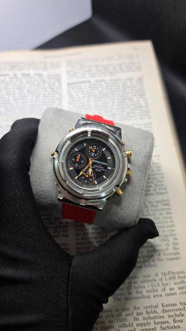 Alba Hyper-Tech Japan Vintage Chronograph Quartz Watch (1994), Men's ...
