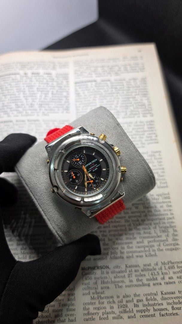 Alba Hyper-Tech Japan Vintage Chronograph Quartz Watch (1994), Men's ...