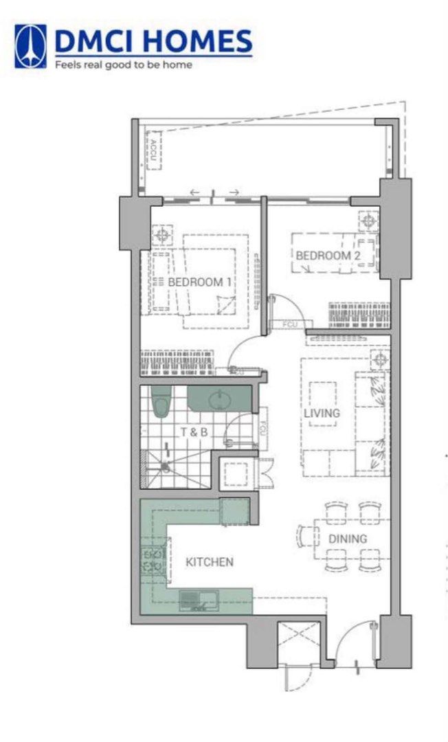 A closer look at Industrial Style Penthouse Apartment For Rent