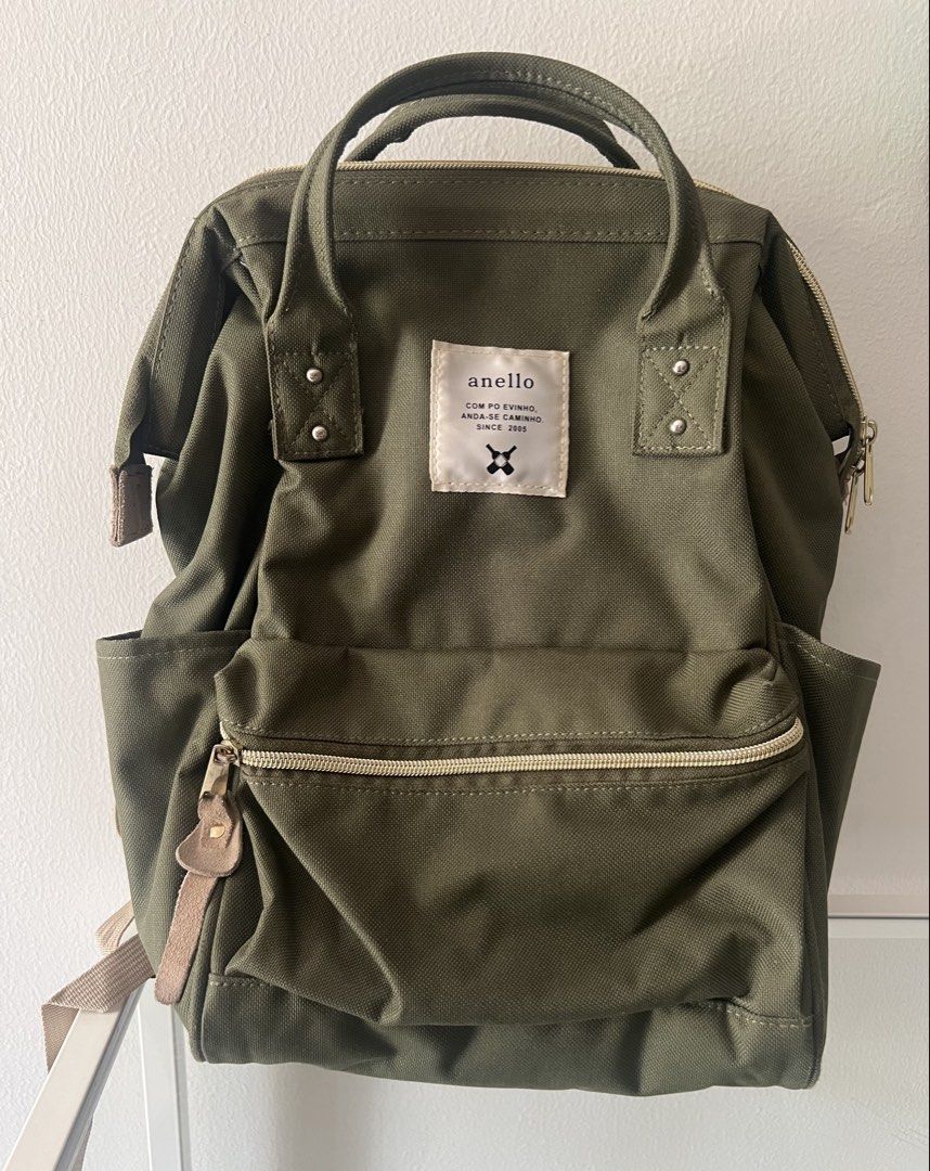 Anello olive green backpack (Category: Backpacks) located in Angeles City. Submitted by chiccharm (Listing ID 1429217687, Image 1). Description: .