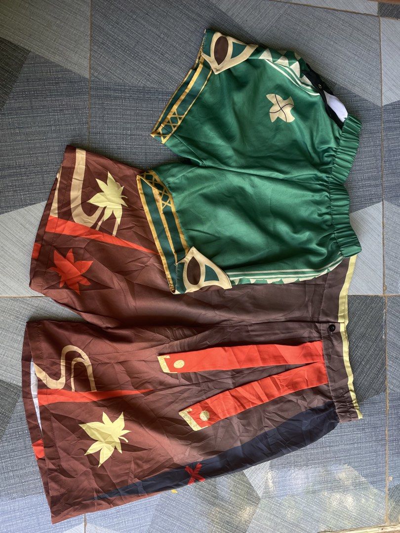 Genshin Impact Cosplay Shorts (Category: Shorts) located in Malaybalay. Submitted by rhanielorn76766 (Listing ID 1429255017, Image 2). Description: GENSHIN IMPACT COSPLAY SHORTS Genshin Impact Venti Cosplay Shorts 15x21” waist - 25” hem - 10” Genshin Impact Kazuha Cosplay Long Shorts 24x22” waist - 29” hem - 14 get both for 420. or send an offer. .