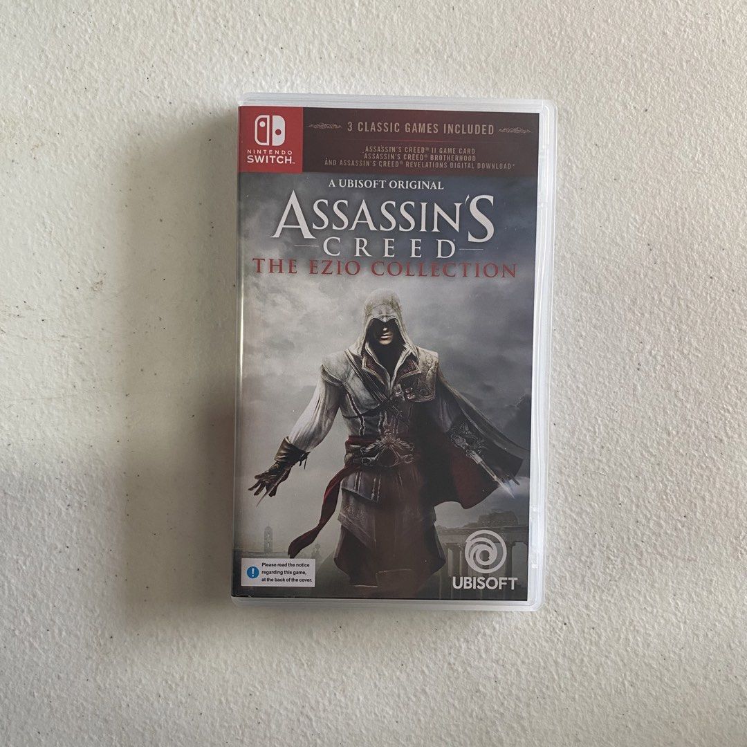 Assassin's Creed: The Ezio Collection - Nintendo Switch (Category: Nintendo) located in San Pablo. Submitted by sohhxoxo (Listing ID 1429247640, Image 1). Description: 👍 OPEN TO SWAP ✅ FEEL FREE TO MAKE AN OFFER RFS : Decluttering Like New Condition: 9/10.