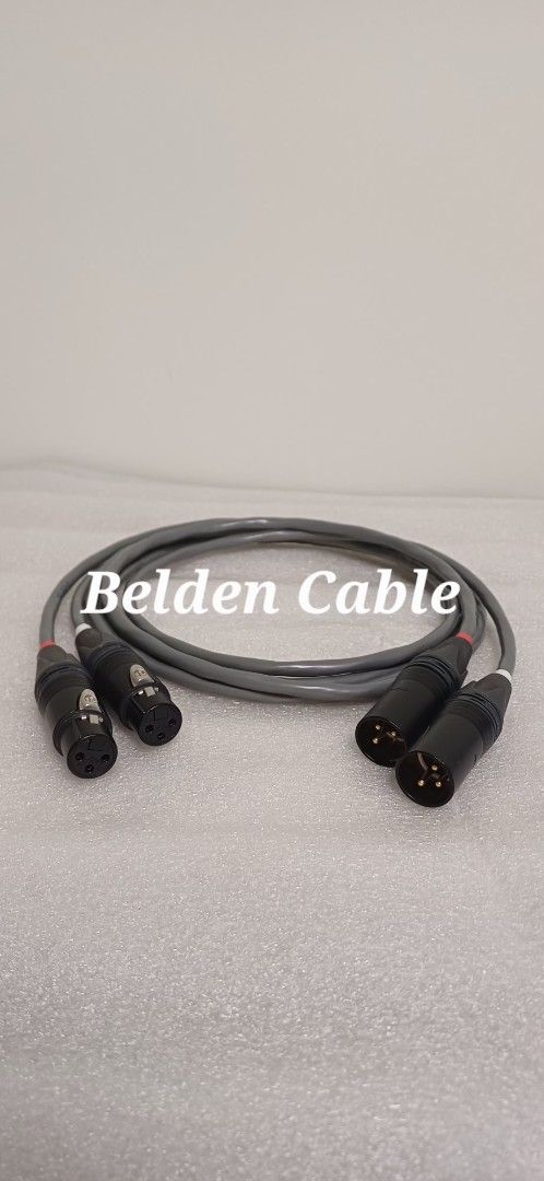 Audio Hi-Fidelity Balanced XLR Interconnect - Belden Cable