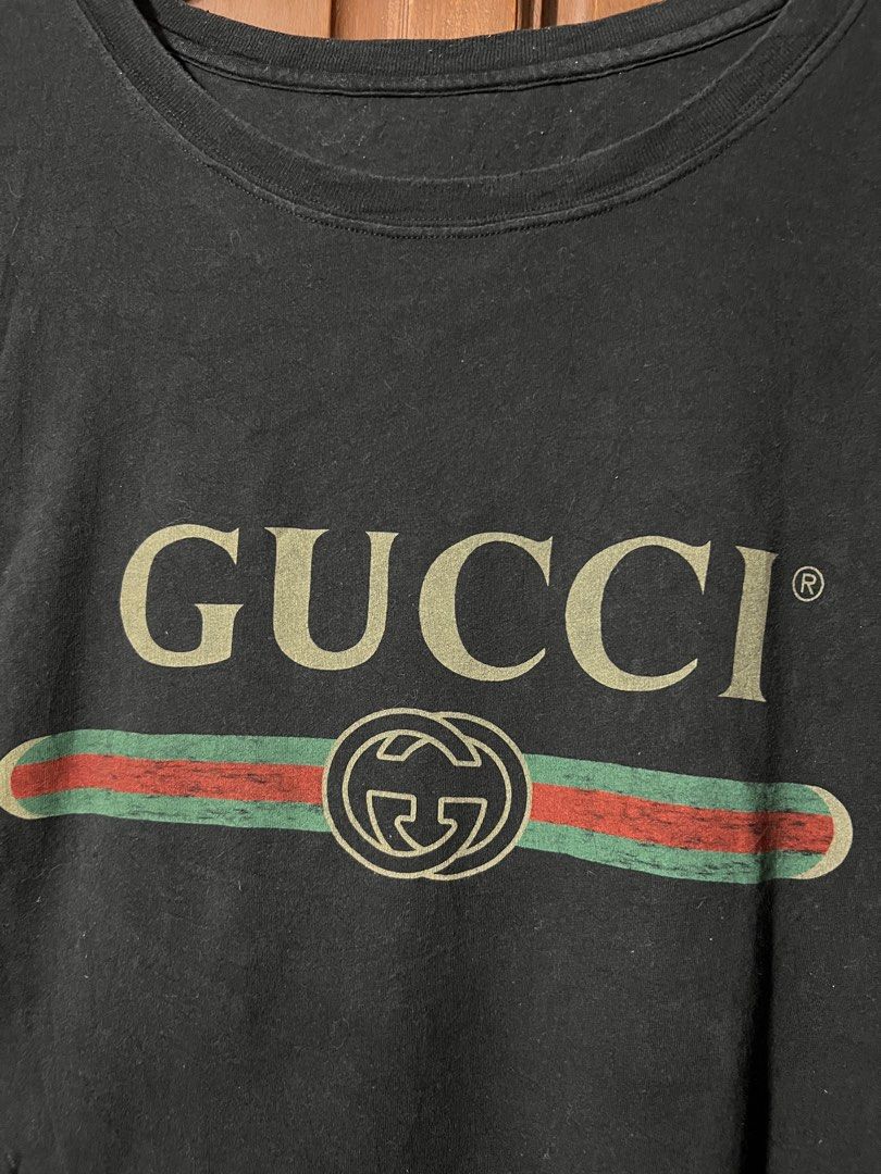Authentic Gucci Black Shirt (Category: Luxury Apparel) located in Manila. Submitted by thriftpoint99 (Listing ID 1429331518, Image 2). Description: 22.5x29.5 Issue no tags (size label only) Good for personal use.