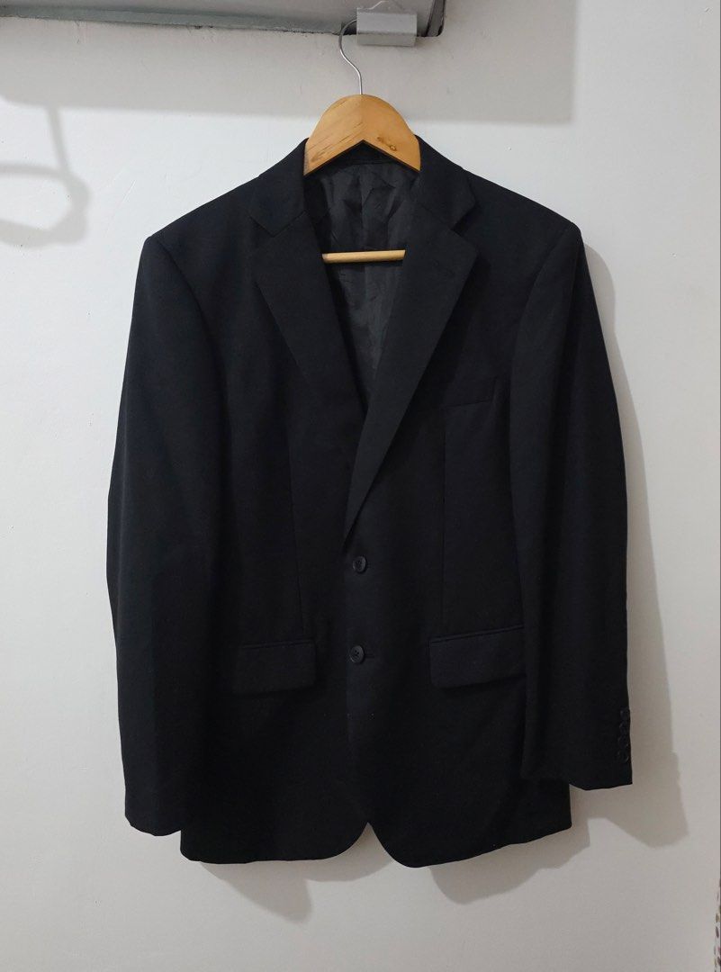 Black Suit (Category: Coats, Jackets and Outerwear) located in Angeles City. Submitted by kingfpc (Listing ID 1429275187, Image 2). Description: For Sale Black Suit Fit up to 5,8” 65kg No issues Excellent condition.
