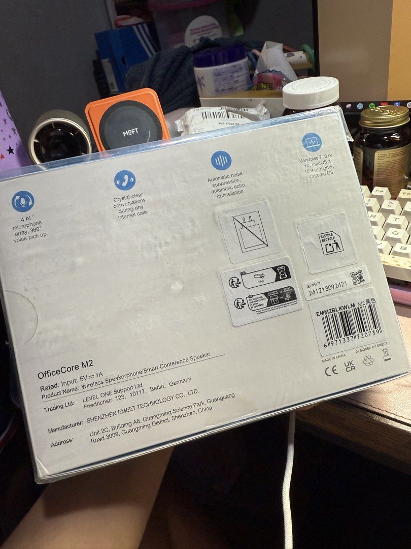 Brandnew Emeet Officecore M2 (Category: Soundbars, Speakers & Amplifiers) located in Malabon City. Submitted by hjcheapfindsonly (Listing ID 1429212881, Image 2). Description: Brandnew Sealed 13,999 srp 7k nalang po. .