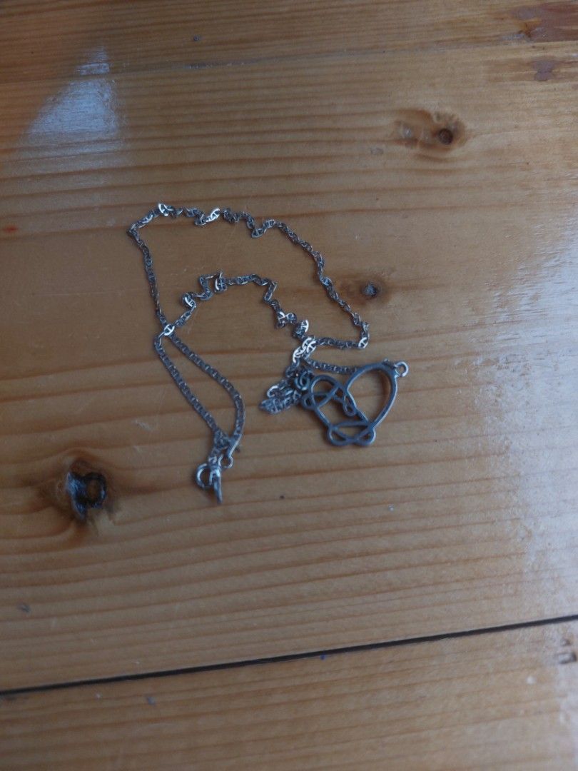 BTS Love Yourself Heart Necklace (Category: Necklaces) located in Baguio. Submitted by kaipldn (Listing ID 1429238715, Image 2). Description: BTS Love Yourself Heart Necklace - Stainless steel - From Etsy .