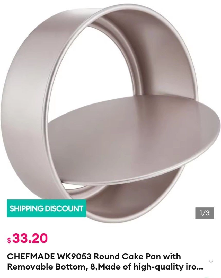 Chefmade WK9053 8-inch Round Cake Pan468368616178984962