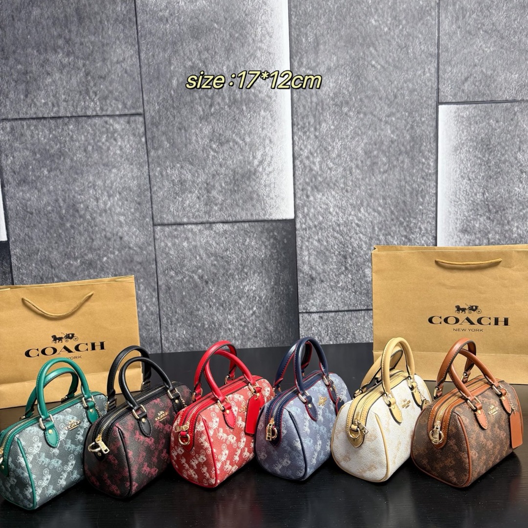 Coach Micro Rowan Satchel In Signature Canvas, Women's Fashion, Bags ...