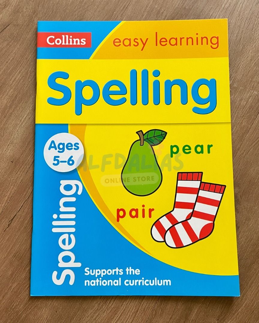 Collins Easy Learning Spelling Workbook Ages 5-6 (Category: Children's Books) located in Pasay City. Submitted by alfdalias (Listing ID 1429262668, Image 1). Description: Collins Easy Learning Spelling Workbook, perfect for kids aged 5-6! It's designed to make learning spelling fun and easy. It covers a wide range of topics, from short vowels to compound words. 📕Condition: Brand New, Big Book, Paperbound ⚠️Disclaimer: * There might be a slight d