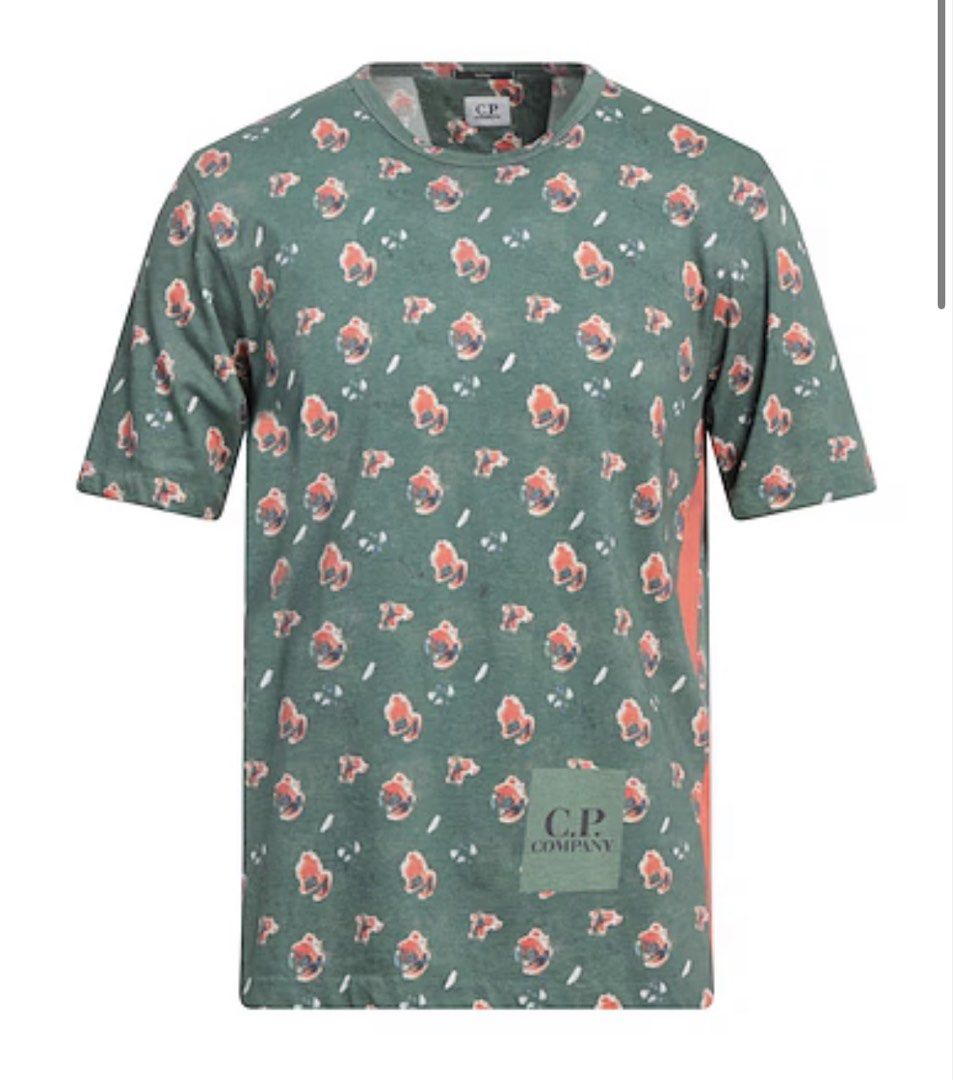 C.P. Company brand new men's t-shirt (Category: Tshirts & Polo Shirts) located in Singapore. Submitted by gtpk168 (Listing ID 1429330793, Image 1). Description: Printed T-shirt Floral-print Jersey Short sleeves Crewneck Brand logo, Side seam stripes.