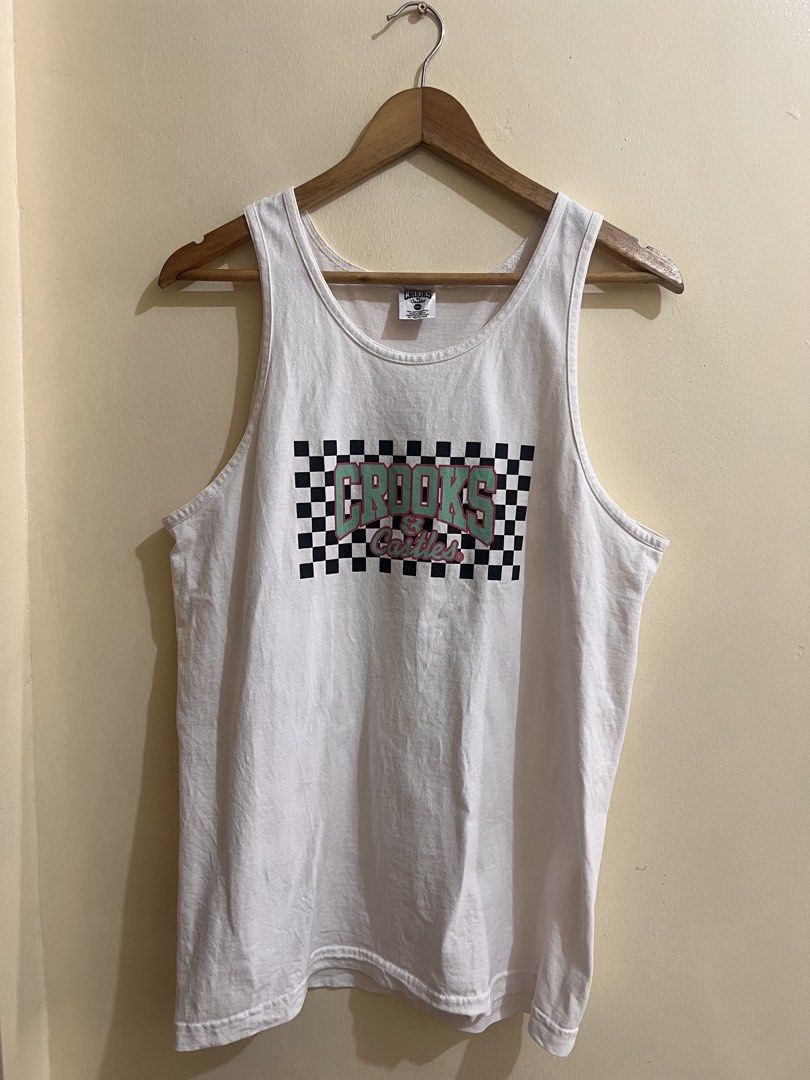 Crooks and Castle tank top (Category: Tshirts & Polo Shirts ) located in Makati City. Submitted by renkill (Listing ID 1429283293, Image 1). Description: 19x28 Good condition.