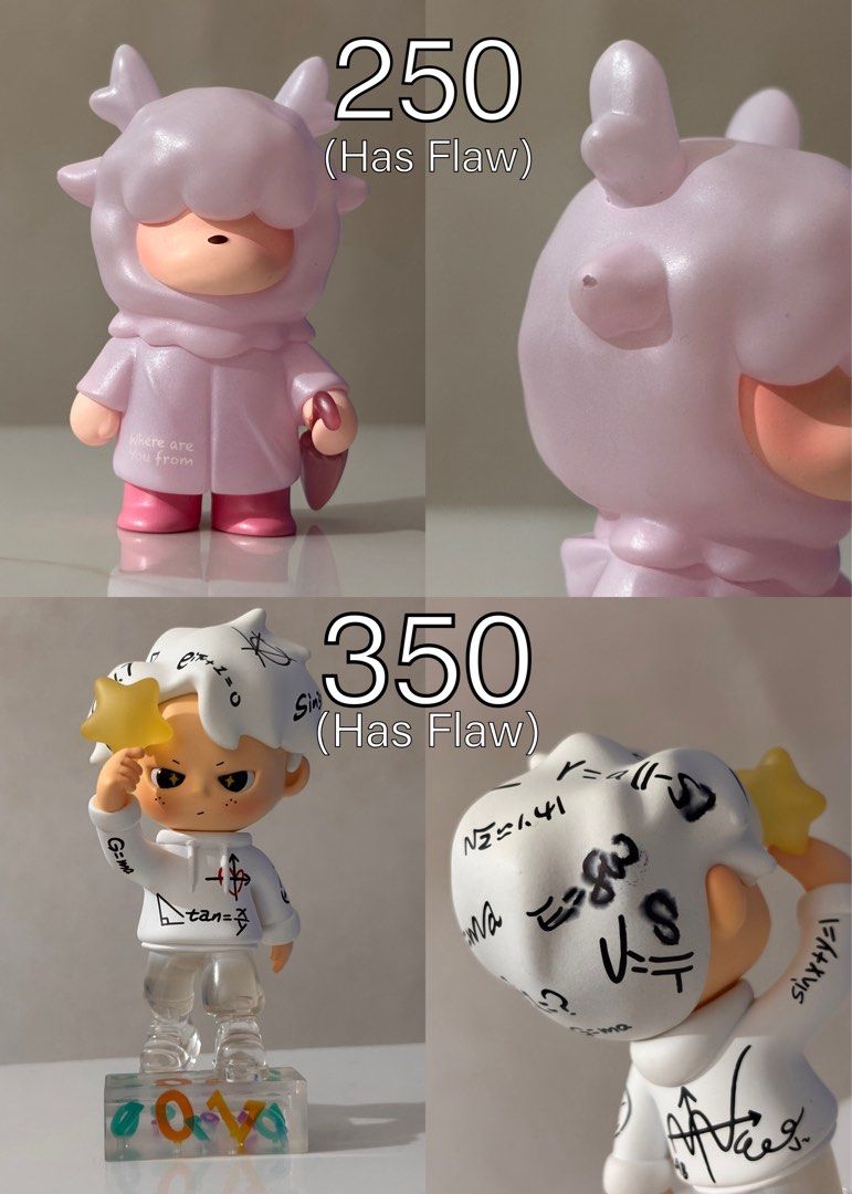 Dreamboy and Mellu Figure with Flaws (Category: Designer & Blind Box Toys) located in Quezon City. Submitted by idroxos01 (Listing ID 1429260110, Image 1). Description: Selling my factory defects figure. -Complete inclusion box, foil and card. 📍QC / BULACAN / MANDALUYONG.