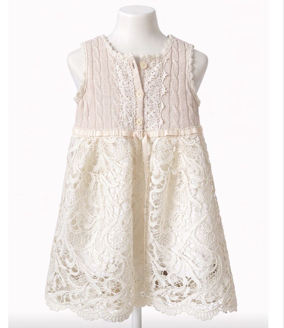 Dress - Lace and Knitted (Category: Babies & Kids Fashion) located in Cabuyao City. Submitted by declutterwithpretzelle (Listing ID 1429214924, Image 1). Description: Lace and Knitted dress 🍎 For faster transactions, kindly send your complete delivery address, including your full name and contact number, so I can calculate the shipping fee. 📌 Most items are preloved, unless stated otherwise as new. 📌 All item details posted are accurate and ho