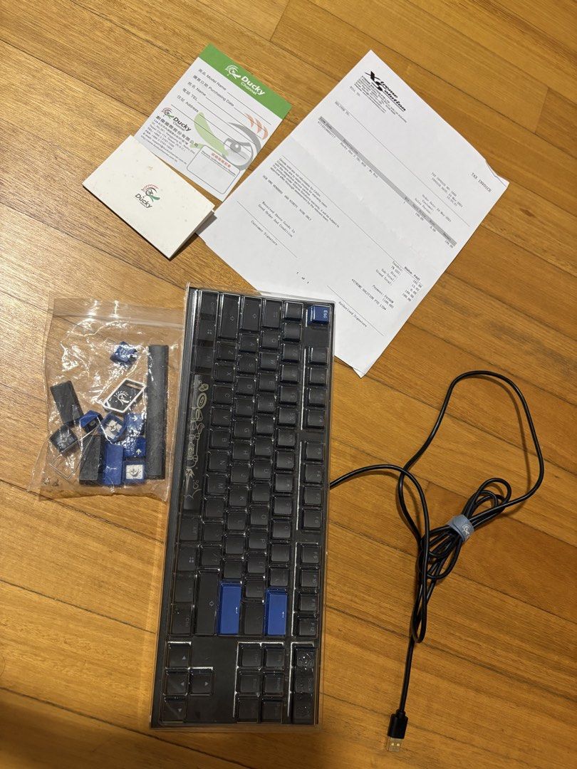 Ducky One 2 Red key TKL468188036795607040