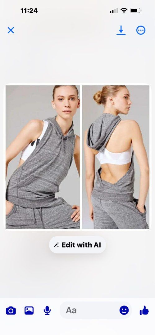 Excellent condition Ivy Park workout topper medium P1,200 (Category: Activewear) located in Muntinlupa City. Submitted by shophen (Listing ID 1429189223, Image 1). Description: .