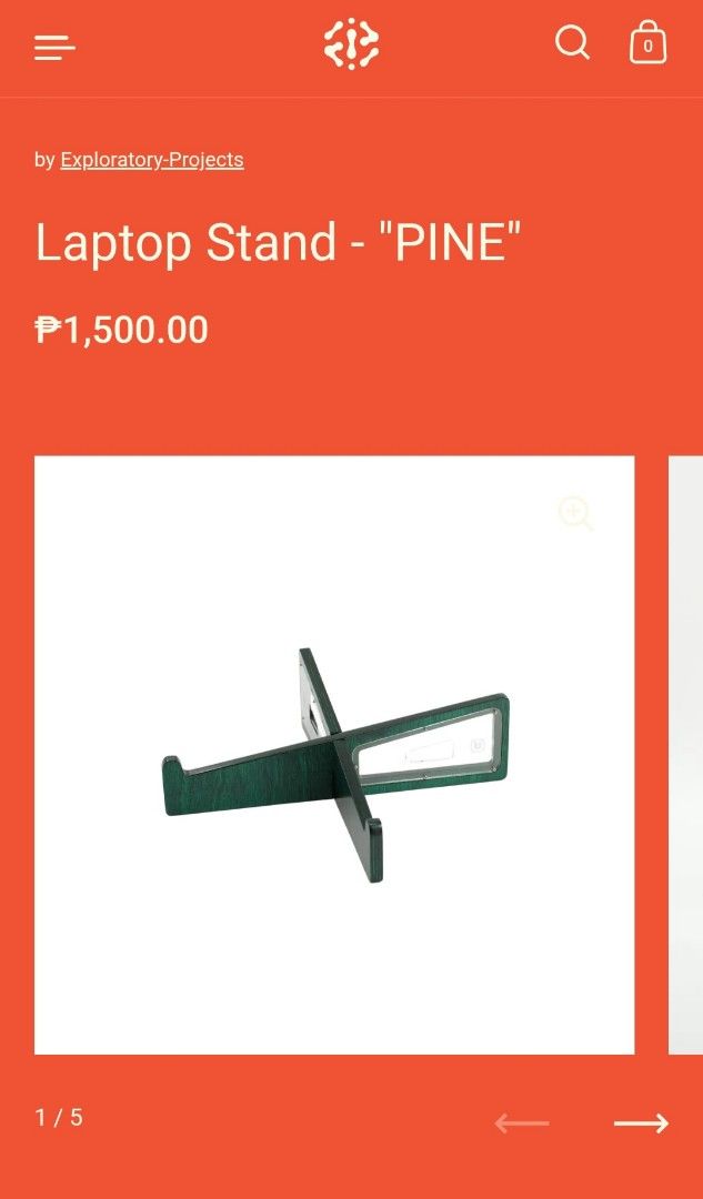 Exploratory Projects Laptop Stand (Category: Laptop Bags & Sleeves) located in Baguio. Submitted by kaipldn (Listing ID 1429230428, Image 1). Description: Exploratory Projects Laptop Stand -Lightly used -Color is still vibrant -Small scratch on one acrylic panel (see last photo).