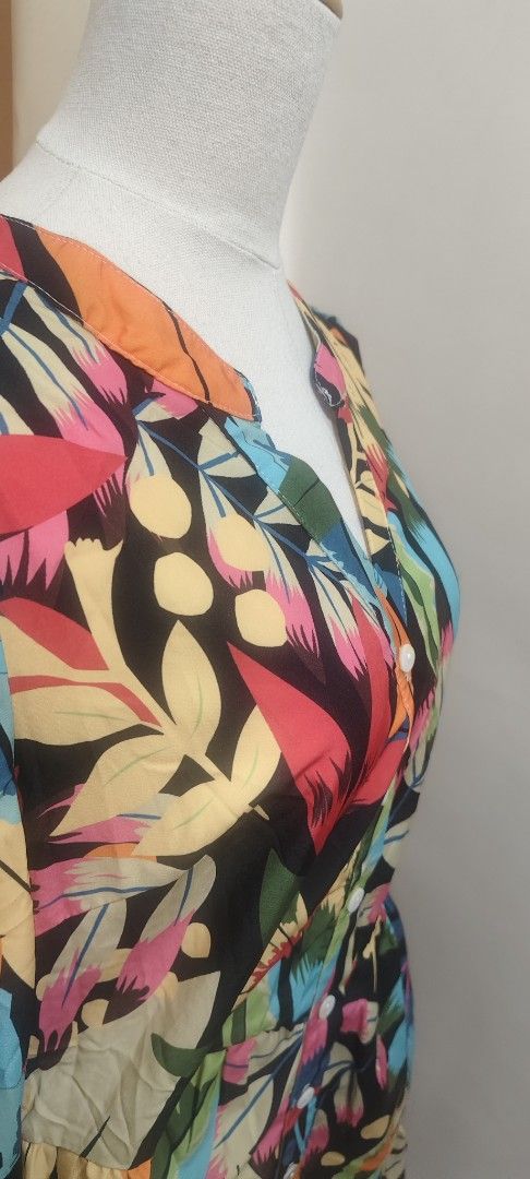 Floral Print Dress (Category: Dresses) located in Caloocan City. Submitted by simplyliving_31 (Listing ID 1429185791, Image 2). Description: •Brand-new •Small on tag, best fit to medium.