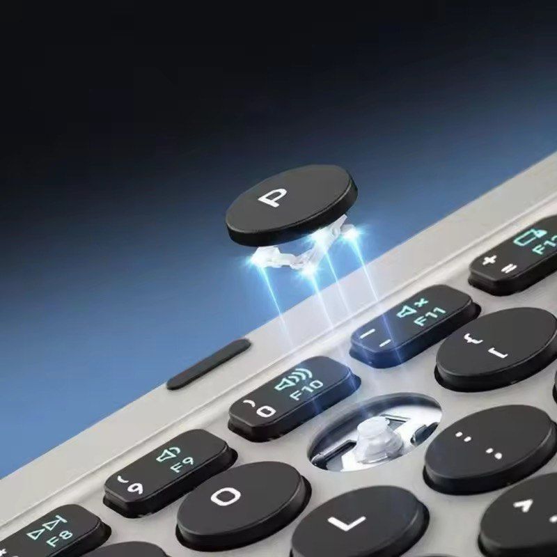 Integrated Wireless Bluetooth Keyboard with Touchpad and Magnetic Cover ...
