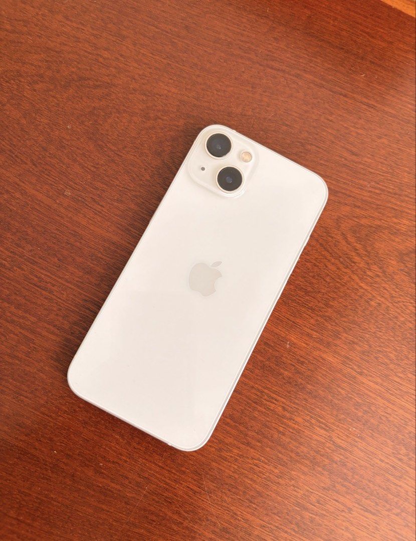 iPhone 13 128GB STARLIGHT lady owned with magsafe case (Category: iPhone 13 Series) located in Pasig City. Submitted by kvdecluttering (Listing ID 1429287499, Image 2). Description: iPhone 13 Starlight Good Condition With Free Magsafe Cases 128GB Battery Health 75% No issues No history of repairs No scratches Lady owned Open sim Includes 2 magsafe cases Bought in Power Mac, SM Aura Unit and box Negotiable! Meet up at Kapitolyo/BGC area .