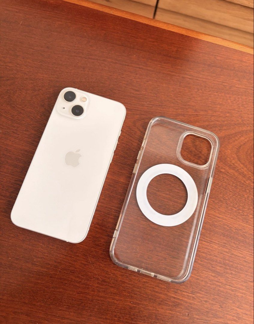 iPhone 13 128GB STARLIGHT lady owned with magsafe case (Category: iPhone 13 Series) located in Pasig City. Submitted by kvdecluttering (Listing ID 1429287499, Image 1). Description: iPhone 13 Starlight Good Condition With Free Magsafe Cases 128GB Battery Health 75% No issues No history of repairs No scratches Lady owned Open sim Includes 2 magsafe cases Bought in Power Mac, SM Aura Unit and box Negotiable! Meet up at Kapitolyo/BGC area .