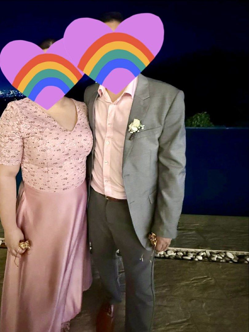 KARIMADON blush pink gown (Category: Evening dresses & gowns) located in Mandaluyong City. Submitted by coocoo_closet (Listing ID 1429315704, Image 2). Description: KARIMADON Gown - blush pink - sequined lace top - very flowy satin skirt - nice fabric - flattering fit - looks very elegant - used once - for reference, I’m 5” flat and wearing two inch heels - Bought for 6,200 - Negotiable for sure buyer - Location: Mandaluyong - Next day shipping. 