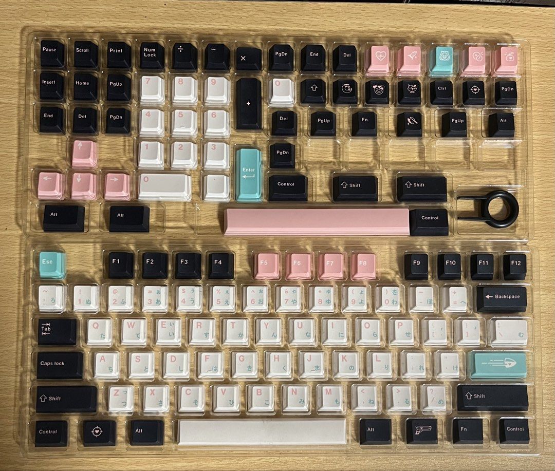 Kill Eve Theme Keycaps, Cherry Height PBT Dye, 129 keys (Category: Computer Keyboard) located in Makati City. Submitted by fraber_chie (Listing ID 1429259988, Image 1). Description: Php 1,500‼️ Keycaps Only❗️ 🌻Kill Eve Theme Keycaps - Cherry Height - 129 keys actual item posted. 📍Loc: Poblacion, Makati City ❇️ MOP: Gcash, Maya Cod via Lalamove Buyer will book courier.