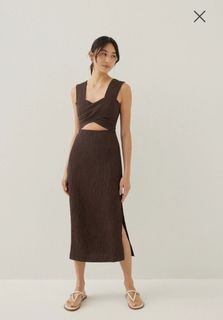 love bonito brown dress Scarlette Brown Maxi Dress main image 0