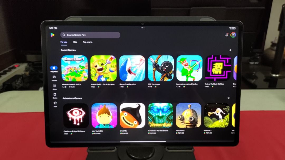 Android Tablet Lenovo Legion for Sale (Category: Laptops & Notebooks) located in Caloocan City. Submitted by imkutak (Listing ID 1429281919, Image 3). Description: Selling my Lenovo Legion Y900 14.5" OLED TABLET (China Rom) Wifi only. Specs: Display: 14.5-inch OLED, 3000 x 1876 resolution, 120Hz refresh rate, 500 nits brightness (typical), 1,920Hz PWM dimming. Processor: MediaTek Dimensity 9000 Octa-core (1x Cortex-X2 at 3.05GHz, 3x Cortex-A710, 