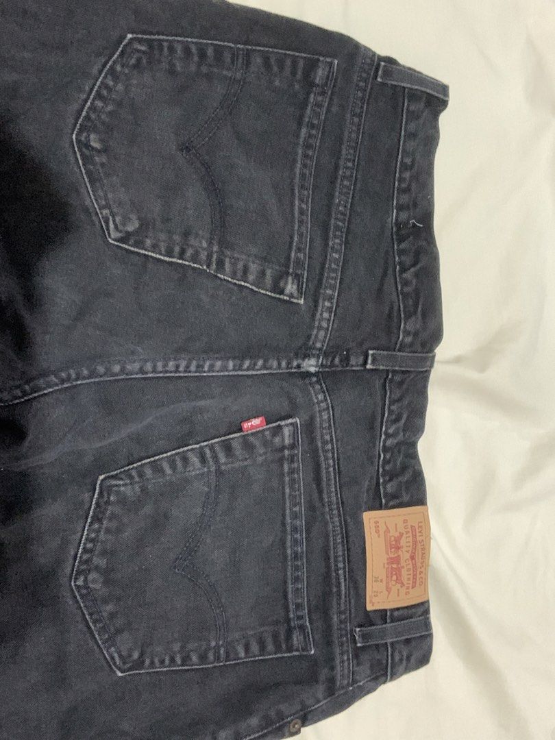 levi's 550 husky relaxed fit (Category: Jeans) located in Quezon City. Submitted by selfhaul (Listing ID 1429266048, Image 3). Description: waist: 74cm hips: 100cm length: 182cm.