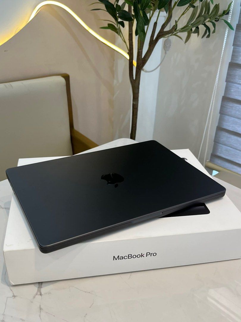 Macbook 14 Pro (Category: Laptops & Notebooks) located in Manila. Submitted by icoolmen031590 (Listing ID 1429279082, Image 1). Description: - Macbook pro 14” - Apple M4 chip - 16gb RAM - 512gb storage memory - Original charger adapter and chord - With box and Manual - Under Apple warranty - Extra Laptop only - Barely used - Good as new - 8mos old.