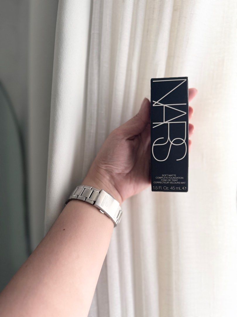 Nars Soft Matte Complete Foundation Fiji (Category: Makeup) located in Taguig. Submitted by its.angelic.xoxo (Listing ID 1429236062, Image 1). Description: Nars Soft Matte Complete Foundation Shade: Fiji Swatched once, I'm two shades lighter. Purchased locally at Watsons Selling below SRP — ₱1,750 For sale only, strictly no swaps! 📍Cembo Makati/Taguig Lalamove cod on non cod or J&T shipping Delivery/Shipping fee, care of buyer.