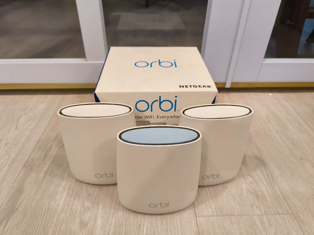 Netgear Orbi RBK23-100UKS RBS20 + 2X RBR20 Whole Home / Office Mesh ...