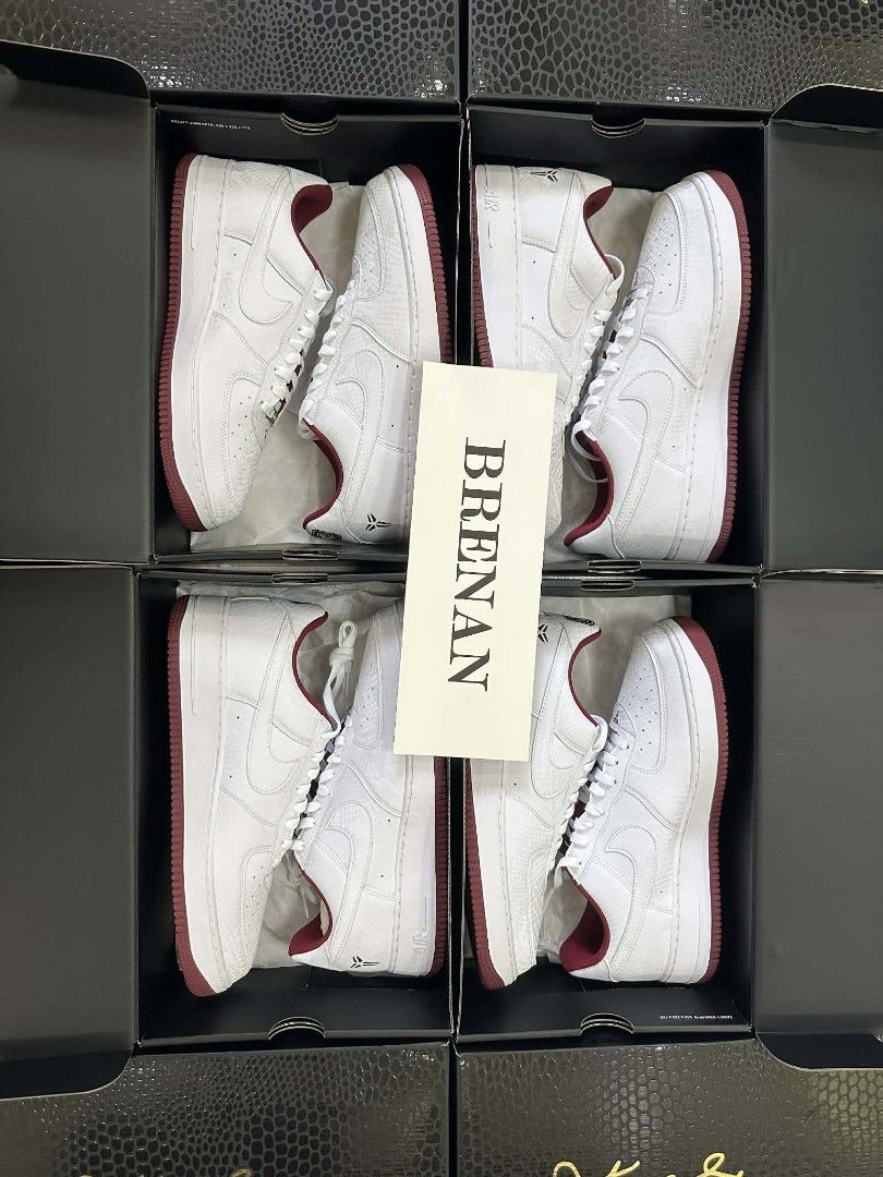 Nike Kobe x AF1 Lower Merion Aces (Category: Sneakers) located in Malabon City. Submitted by regium.ph (Listing ID 1429288241, Image 1). Description: Nike Kobe x AF1 Lower Merion Aces Sizes available on hand: 10.5/11/12/13 US Men's Other sizes are open for pre-order Brand new & Complete 100% Original money back if proven fake. we ship nationwide. lalamove delivery pick up @ our location ( Malabon city) can do meet up @QC / Caloocan / Malabon /Man