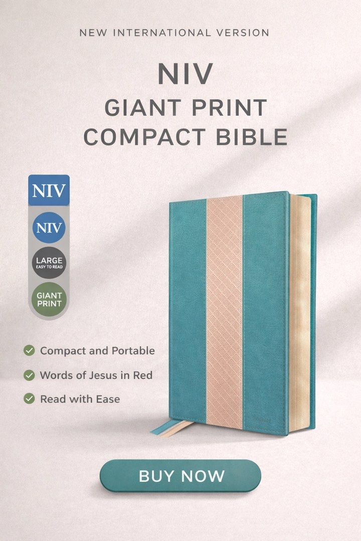NIV Giant Print Compact Bible (Category: Religion Books) located in Manila. Submitted by christianbooksandbibles (Listing ID 1429175093, Image 1). Description: NIV GIANT PRINT COMPACT ✅ AVAILABLE 💯 📖 How to Order: Please send us your complete details: • Name: • Complete Address: • Contact Number: • Mode of Payment: GCash, Gotyme Bank or COP 🚚 Delivery Options: • Same-Day Delivery via Lalamove or Grab (Metro Manila only) • 📦 Nationwide Shippin