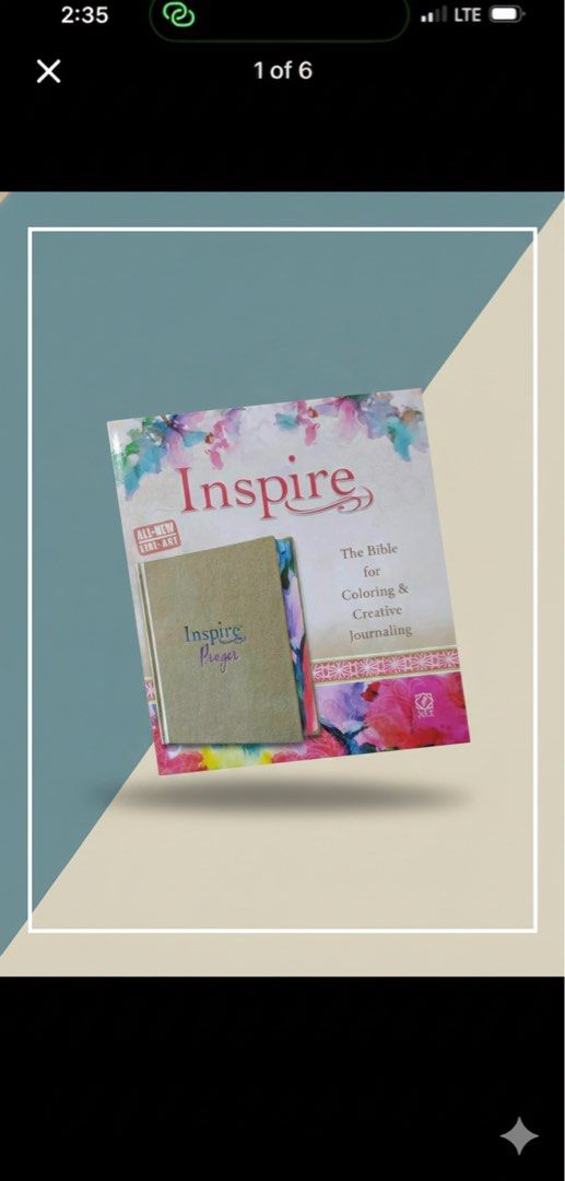 NLT Inspire Bible for Coloring & Creative Journaling (Category: Religion Books) located in Manila. Submitted by christianbooksandbibles (Listing ID 1429169553, Image 1). Description: .